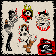 Load image into Gallery viewer, Tattoo Ticket