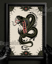 Load image into Gallery viewer, Cobra Tattoo Print
