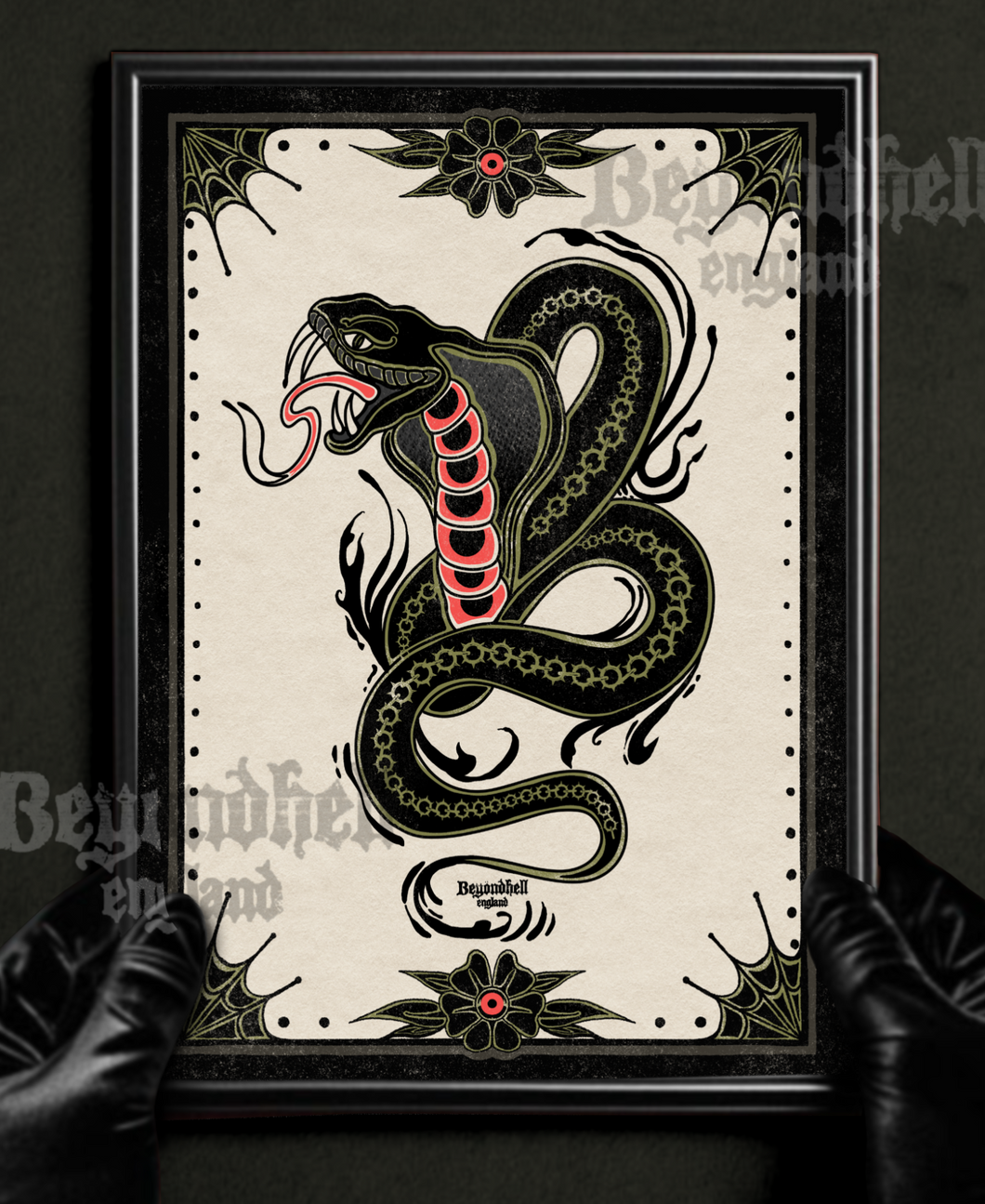 Cobra Tattoo Print
