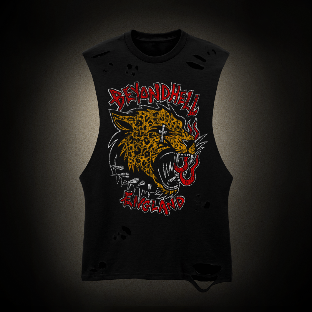 Beyondhell Leopard Vest (Made to order)