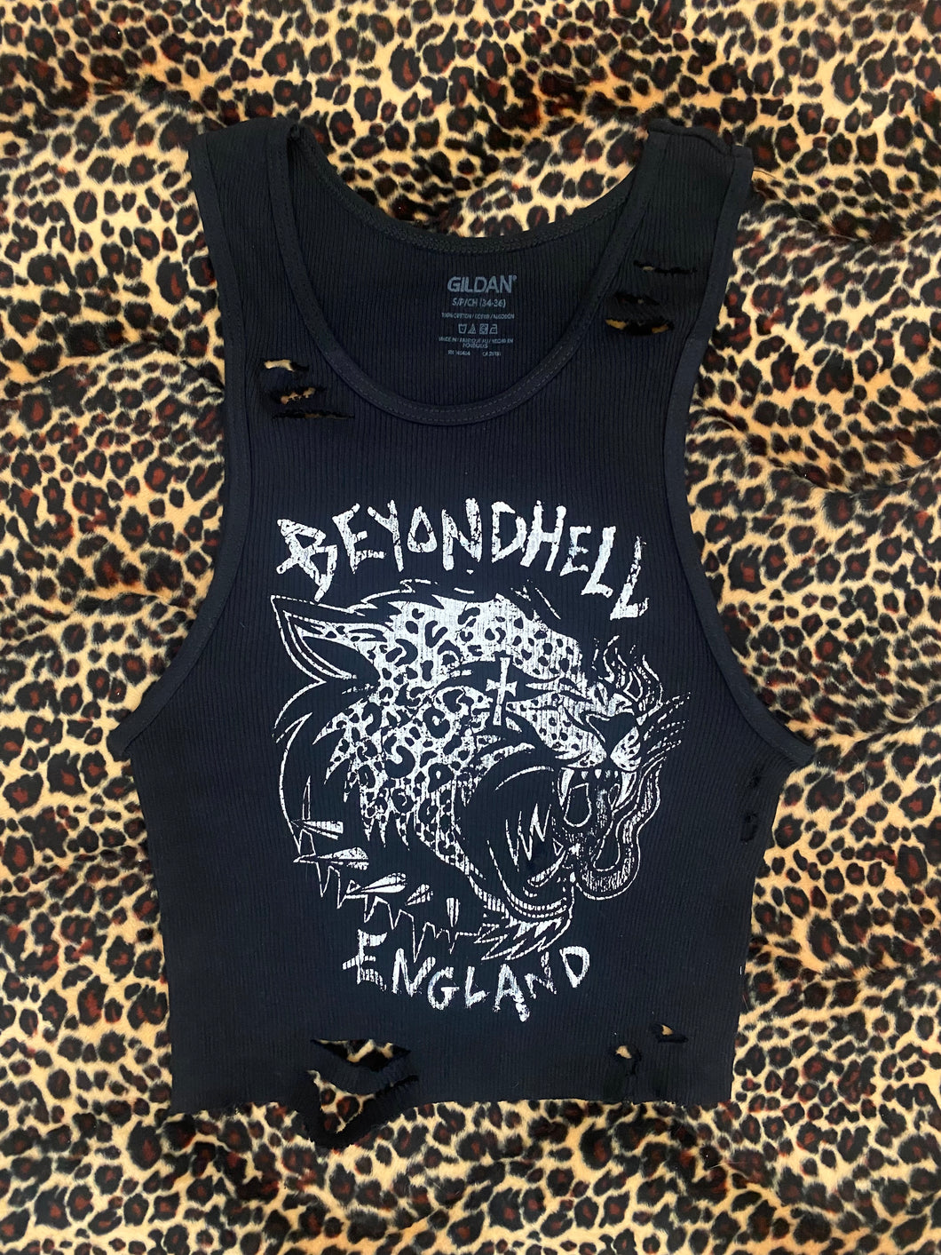 BH Leopard Tank Black - Size Small