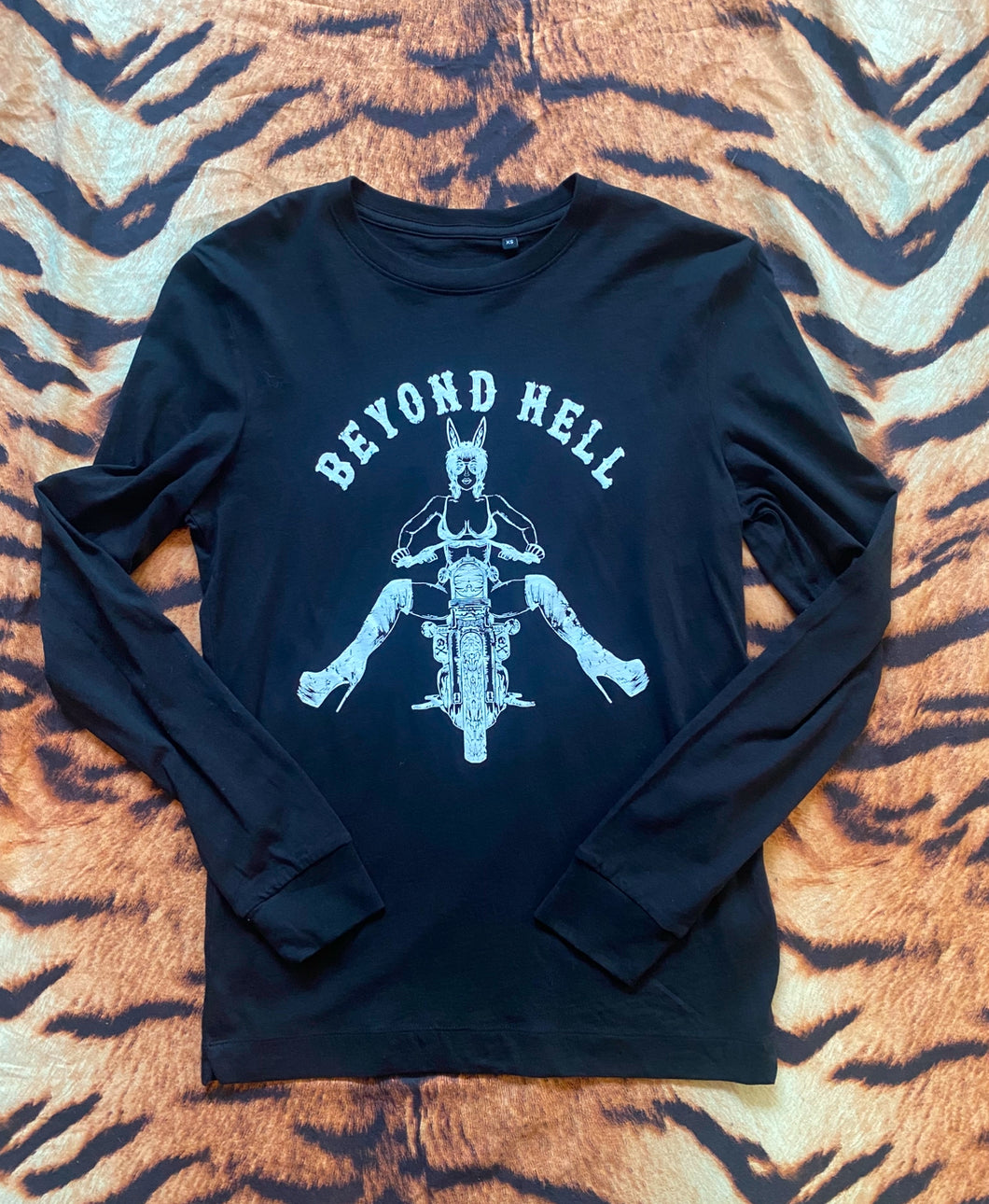 (XS) BeyondHell Biker Bunny Long Sleeve