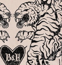 Load image into Gallery viewer, ‘Till Death Tiger Print (Custom Initials)
