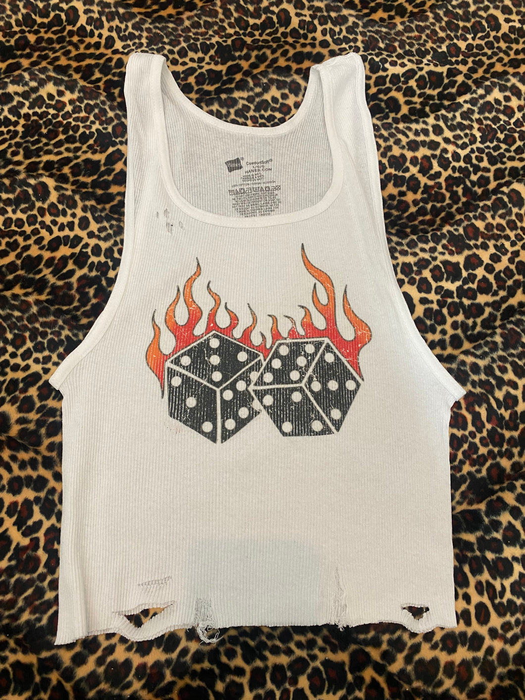 Large - Flamin Dice Tank