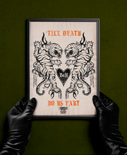Load image into Gallery viewer, ‘Till Death Tiger Print (Custom Initials)
