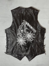 Load image into Gallery viewer, Leather Flail Zip Waistcoat - Medium (UK shipping only)
