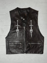 Load image into Gallery viewer, Leather Flail Zip Vest - XS (UK shipping only)
