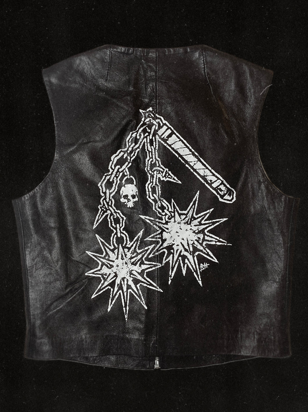 Leather Flail Vest - XS (UK shipping only)