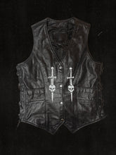 Load image into Gallery viewer, Leather Flail Zip Waistcoat - Medium (UK shipping only)

