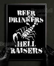 Load image into Gallery viewer, Beer Drinkers Hell Raisers Art Print

