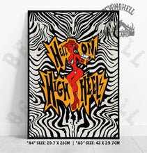 Load image into Gallery viewer, Hell on High Heels Zebra - Art print
