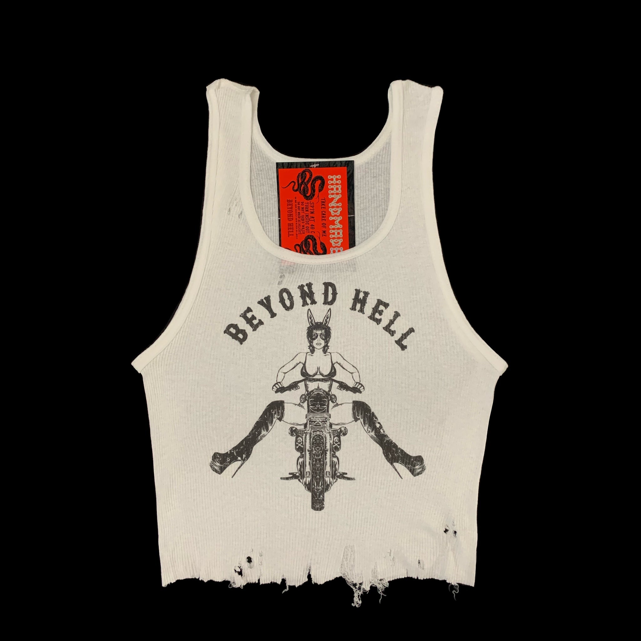 Biker tank top deals